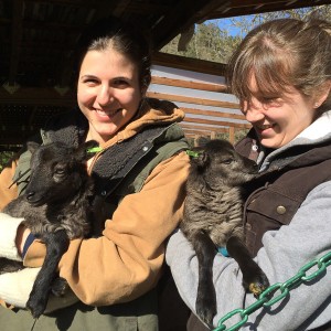 Lamb Camp 2015 graduates Whitney Mercer and Audrey McNerney