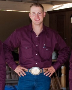 Deciding in the affirmative, our dapper ranch hand waited for his bride to appear in all her splendor.